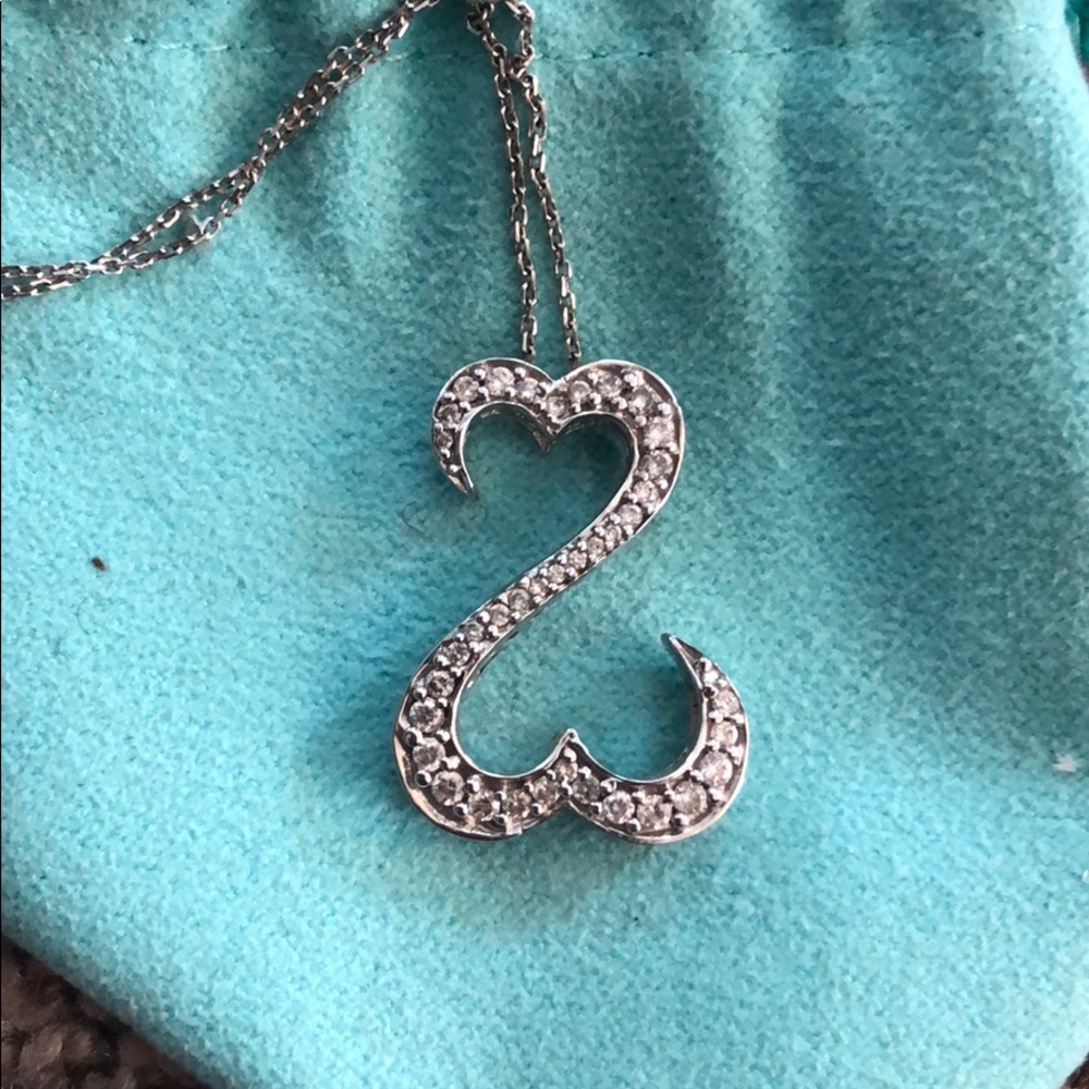 Open heart necklace